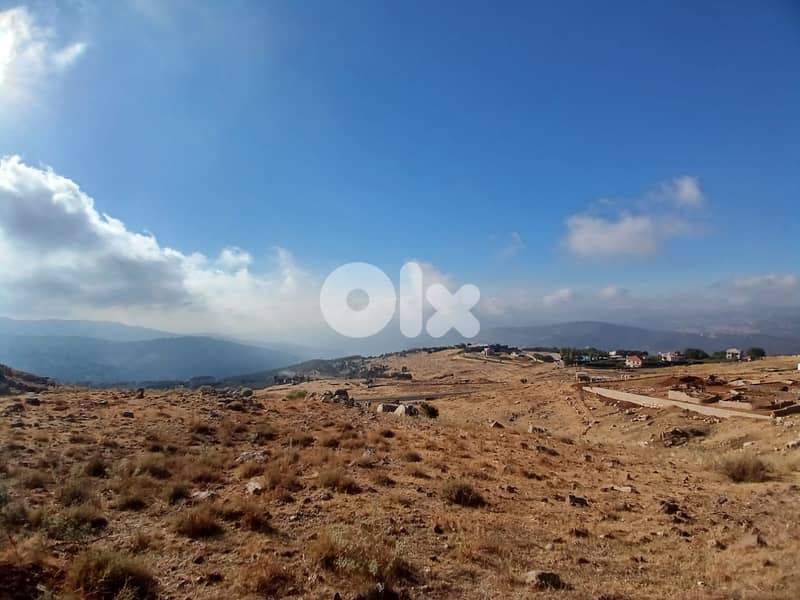 L19260 - 6,000 SQM Land With A Beautiful View For Sale in Zaarour 0