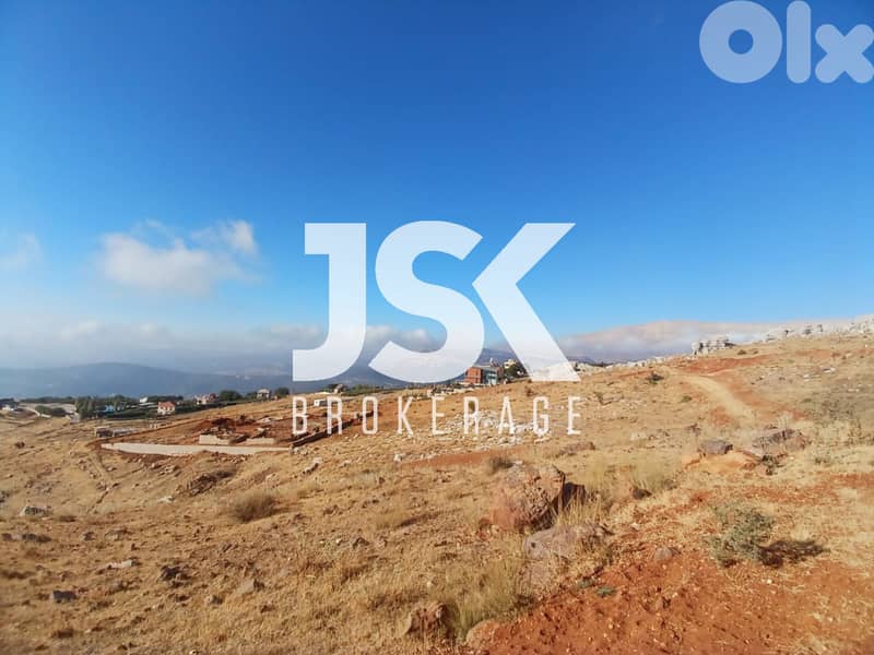 L19260 - 6,000 SQM Land With A Beautiful View For Sale in Zaarour 2