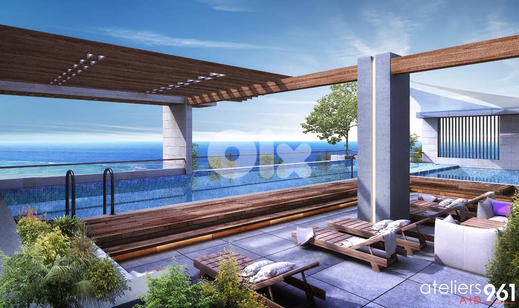 L19266 - Under-Construction Studio For Sale in Batroun 3