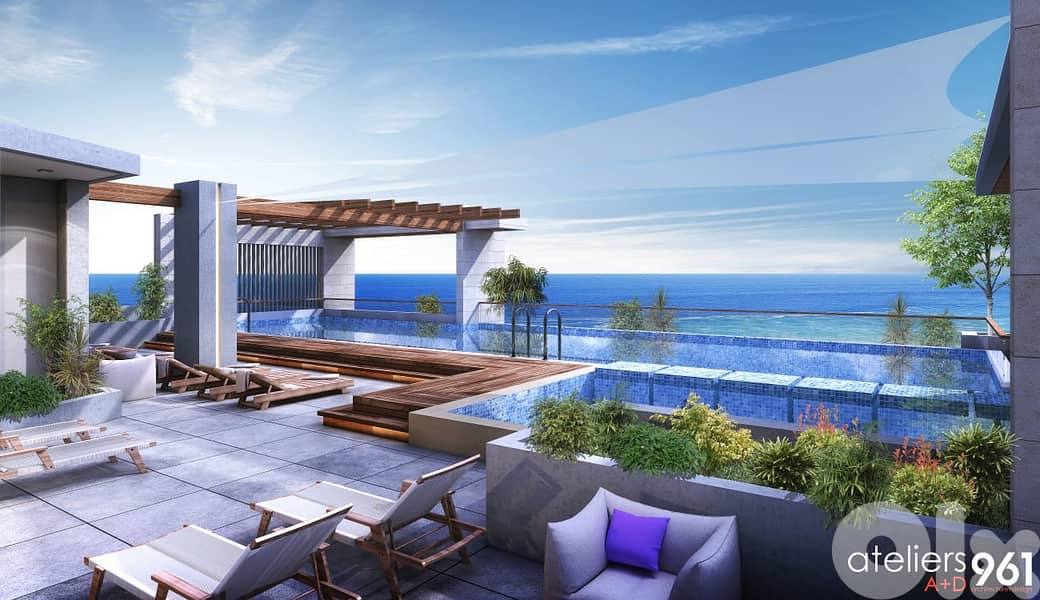 L19266 - Under-Construction Studio For Sale in Batroun 5