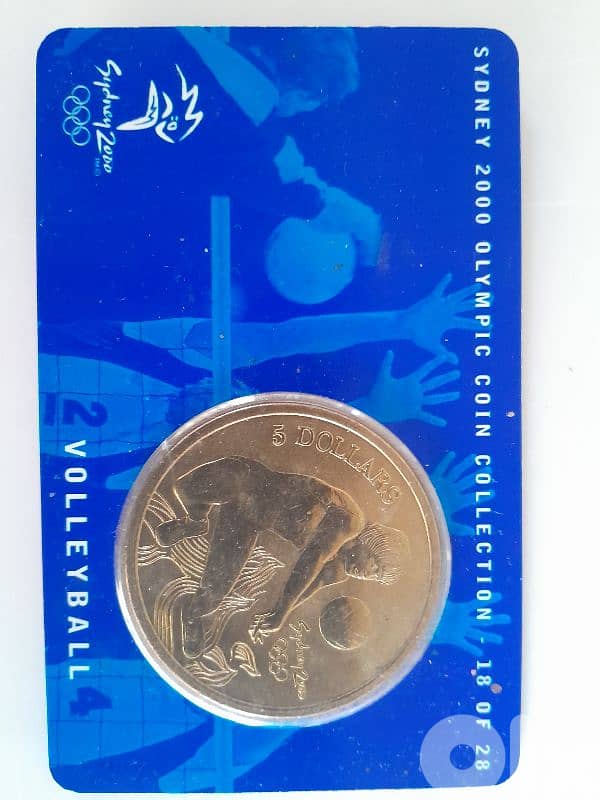 volleyball Sydney Olympics 2000 collectible 18/28 weight 20. g 1