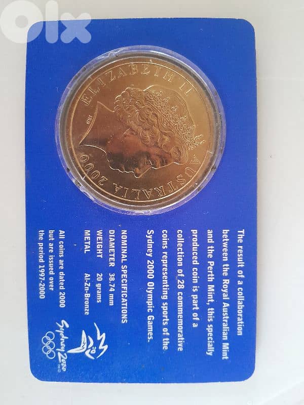 volleyball Sydney Olympics 2000 collectible 18/28 weight 20. g 3