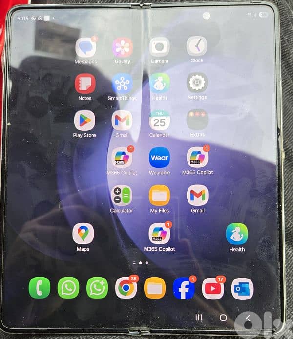 z fold 5 very clean for sale with Samsung watch 7 1