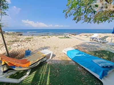 beach front sea view chalet