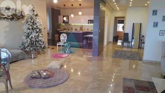 Furnished, sea view, seaView, 4 sale in Sahel Aalma - شقة في ساحل علما
