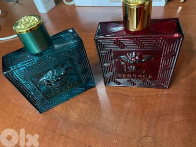 empty versace bottles