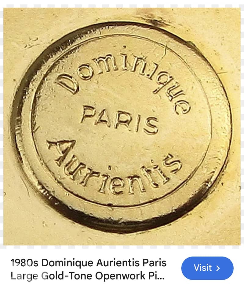 Old bracelet from 1980 Dominique Paris Aurientis original theprice700$ 2