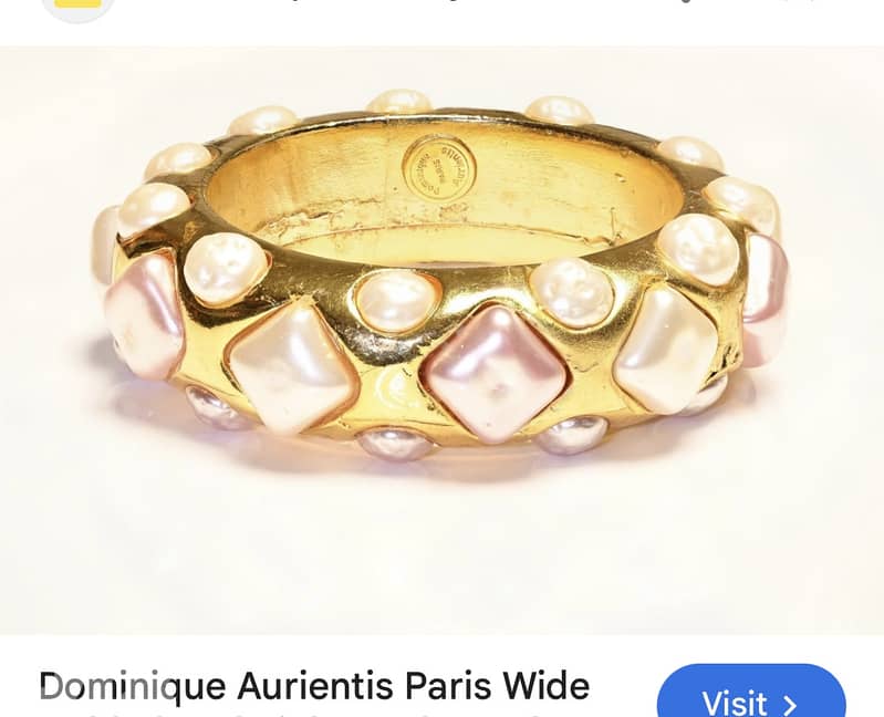 Old bracelet from 1980 Dominique Paris Aurientis original theprice700$ 3