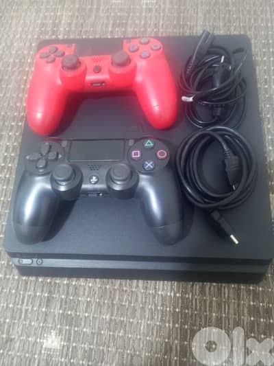 ps4 slim 500gb + 2 controllers copy A+ fifa22+ GTAv _ 200$ 76986140