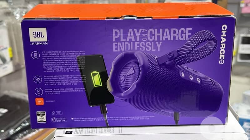 Jbl Charge 6 Purple original 1