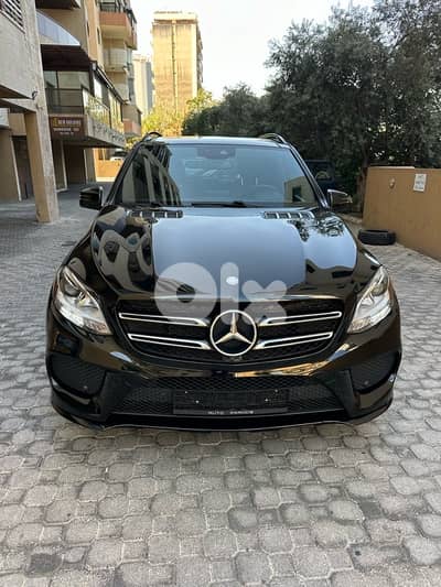 Mercedes GLE 350 AMG-line NP 2017 black on black  (clean carfax)