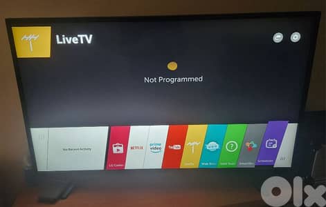 LG 49" 4k smart(like new)