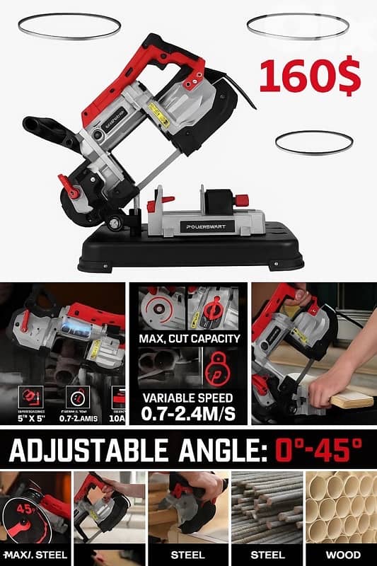 PowerSmart portable band saw 3