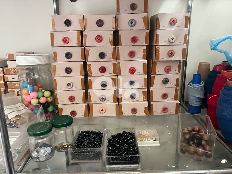 Buttons, zippers, sewing threads & accessories 18