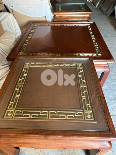 salon table set