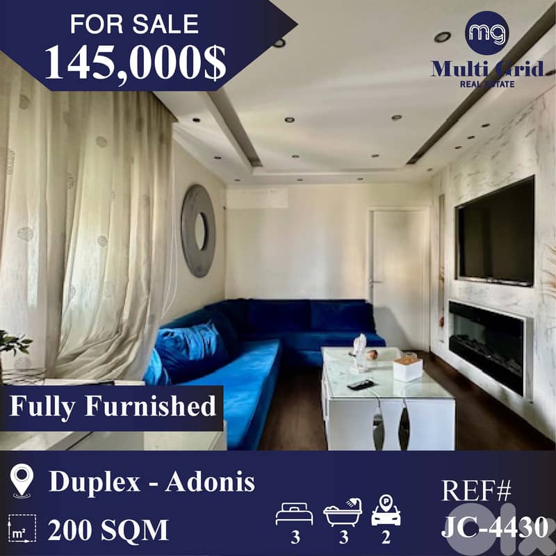 JC-4430 / Duplex for Sale in Adonis, دوبلكس للبيع في أدونيس 0