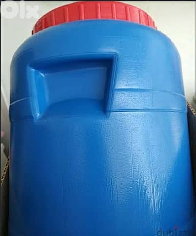 Two plastic jars 5/10L- Not Negotiable