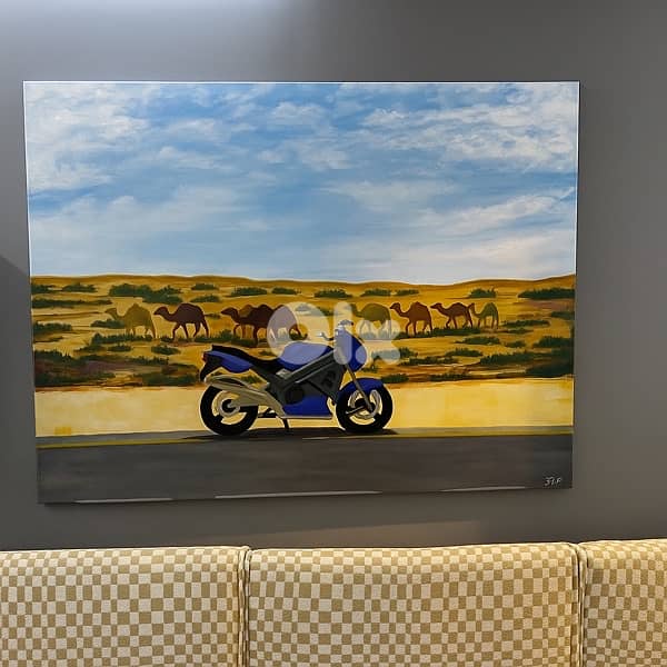 Large acrylic Handmade painting 1