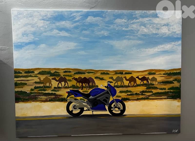 Large acrylic Handmade painting 2