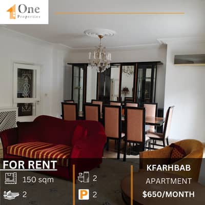 APARTMENT FOR RENT IN KFARHBAB