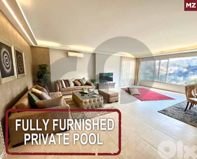 Bsalim/ Terrace / garden / private pool / calm area REF#MZ126474