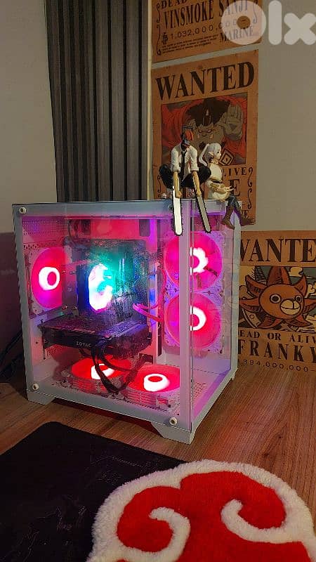 gaming computer with monitor and all accessories 2