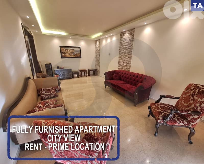 Furnished Apartment -City View- Prime location Bouchrieh REF#TA126476 0