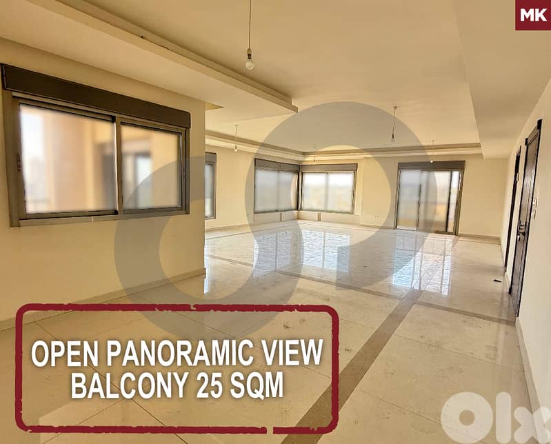 open panoramic view - Balcony 25 Sqm - Achrafieh REF#MK126487 0