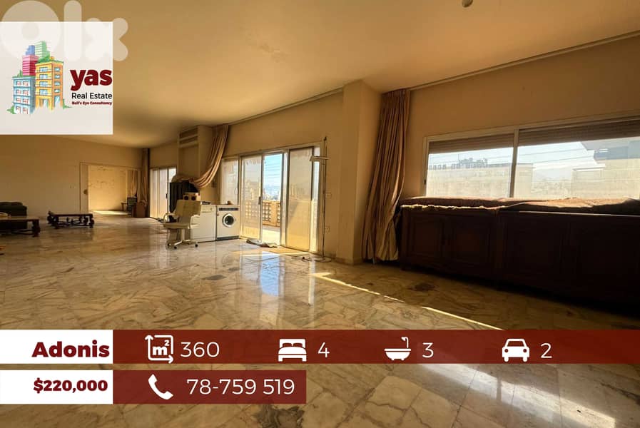 Adonis 360m2 | Well Maintained | Spacious Flat | EL | 0