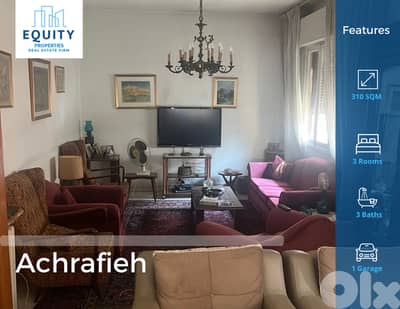 310 SQM Apartment For Sale In Achrafieh شقة للبيع #JZ209124