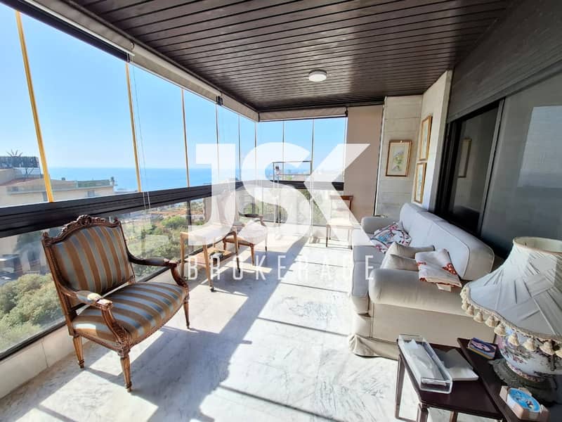 L19281 - 3-Bedroom Apartment With Sea View For Rent in Sahel Alma 0