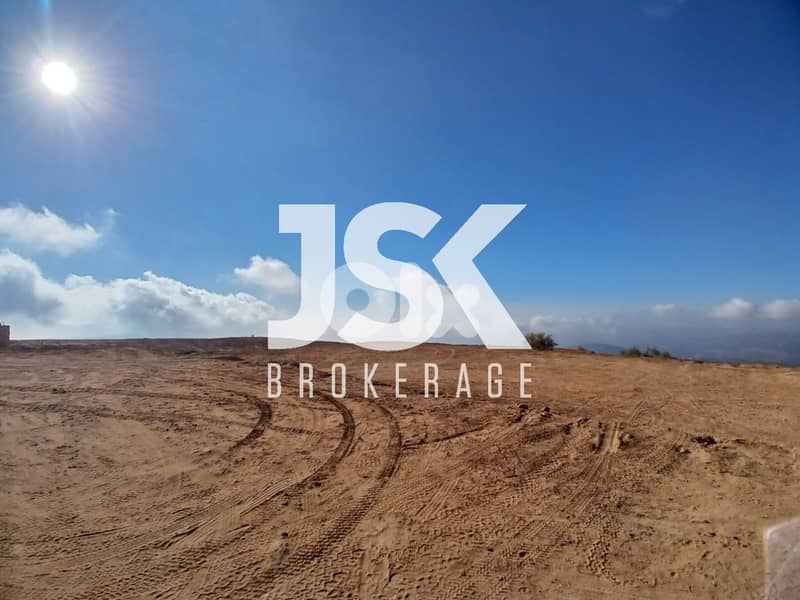 L19285 - Land With A Panoramic View For Sale In Zaarour 0