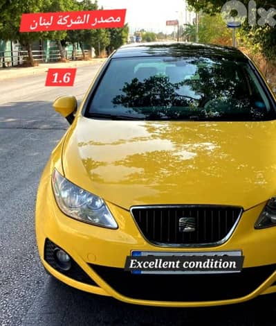 2012 Seat Ibiza 1.6 panoramic company Lebanon super clean