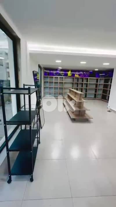 zahle highway shop fully decorated 140m for rent prime location #5901