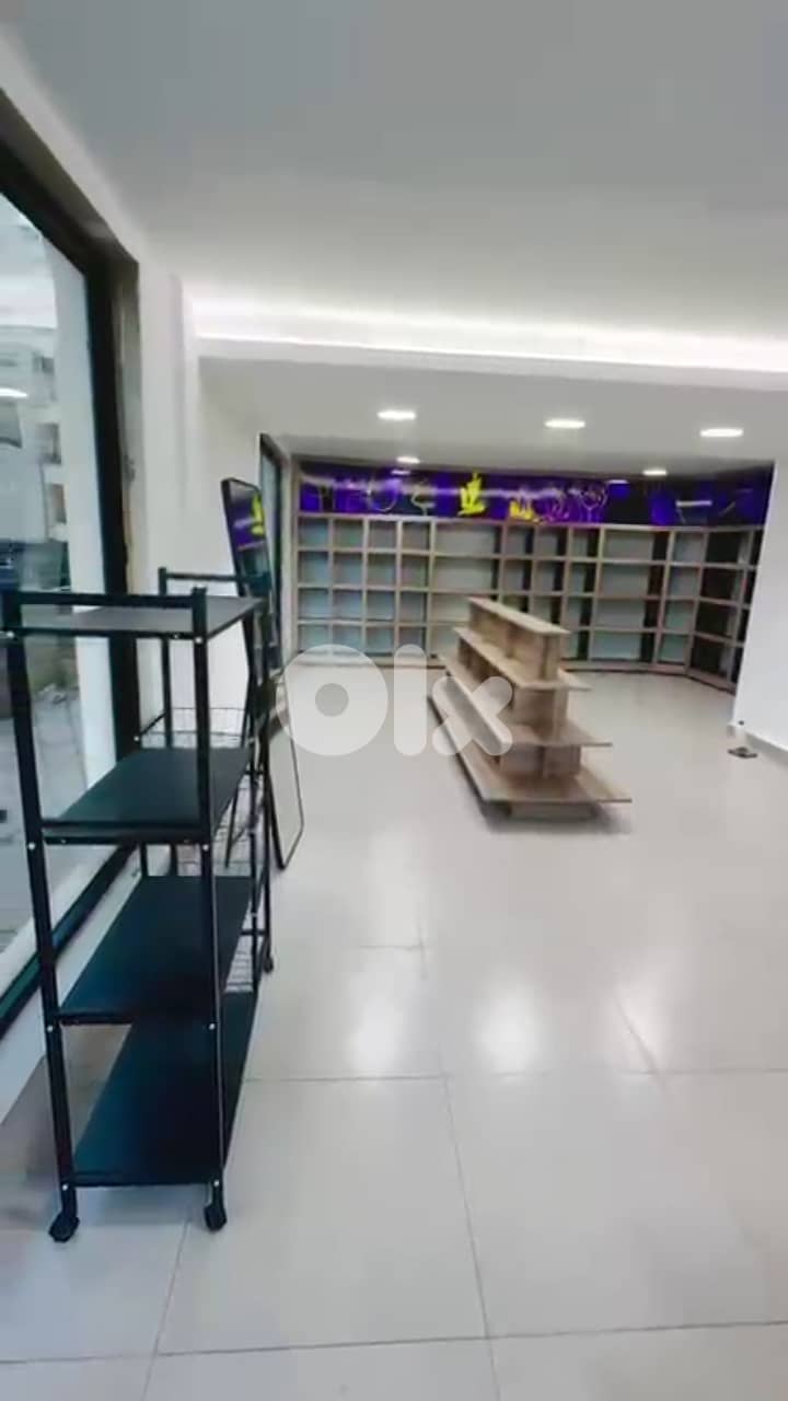 zahle highway shop fully decorated 140m for rent prime location #5901 0