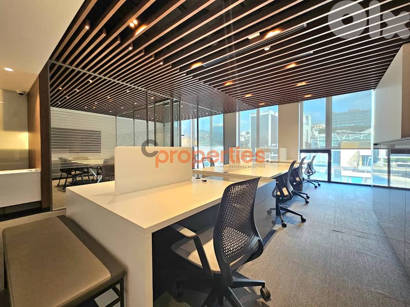 Office For Rent | Waterfront Dbayeh | Fully Furnished - CPRD162 0