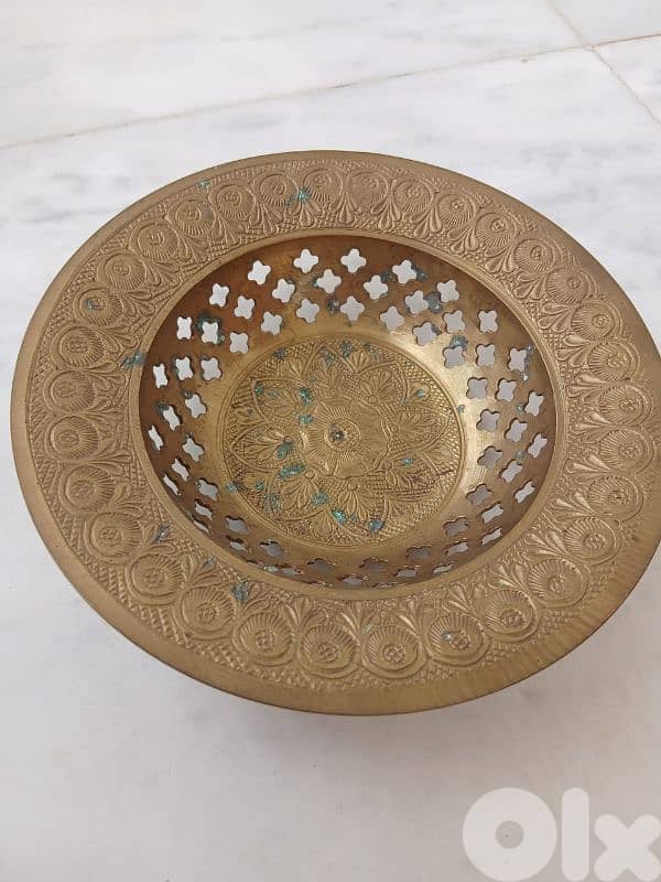 صحن نحاس قديم 0