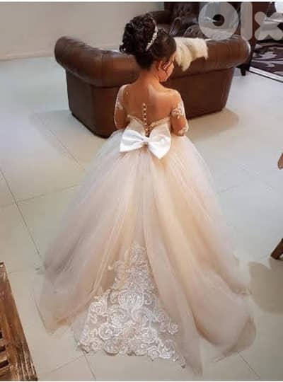 Custom Flower Girl Dress – Matches Maison Lesley Bridal Gown