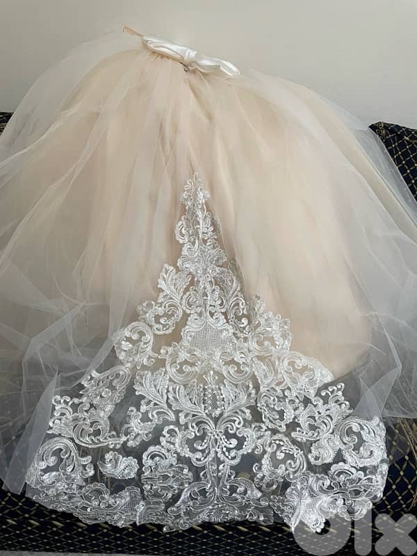 Custom Flower Girl Dress – Matches Maison Lesley Bridal Gown 3