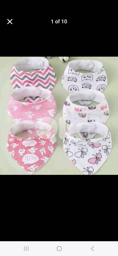 bibs/bandana set