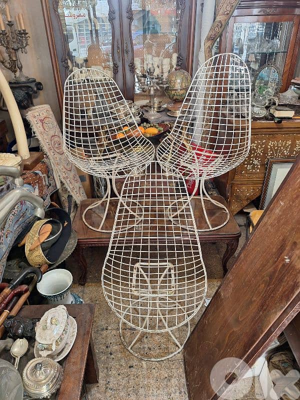 كراسي فيرفورجي انتيك عدد٤ 1