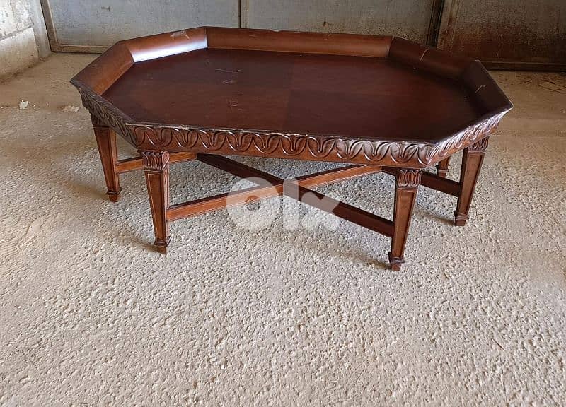 طاولة صالون فرنسية مميزة جدا انتيك 0