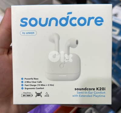 Soundcore K20i white