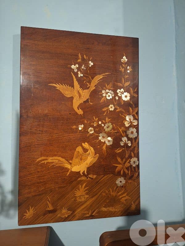 لوحة خشب مركتري فرنسي رائع جدا 1