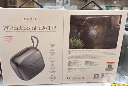 YESIDO WIRELESS SPEAKER MINI EASY TO CARRY YSW24