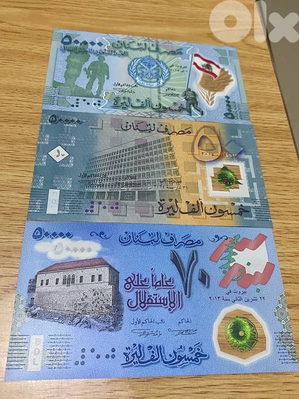 set of three Memorial BDL Polymer Banknotes 1