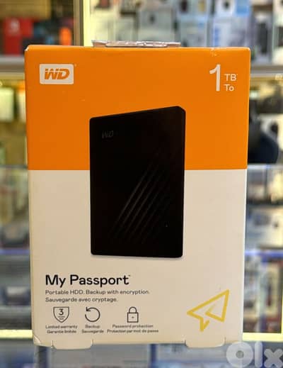 Western Digit My Passport hard disk 1tb