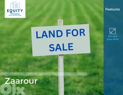 583 SQM Land For Sale In Zaarour #CK209613