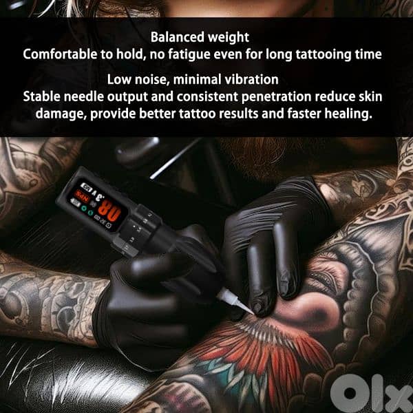 AXON wireless adjustable tattoo pen 7