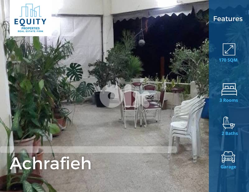 Furnished 170 SQM Apartment For Rent In Achrafieh شقة للإيجار#ML210224 0